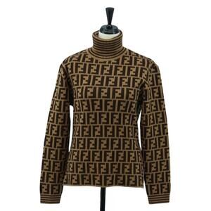 Fendi FF Zucca Print Merino Wool Sweater Small / Medium